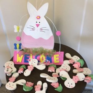 Easter hanging and bunny garland